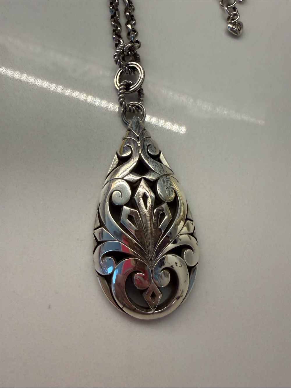 Poor Condition Long Contempo Statement Necklace - Picture 4 of 6